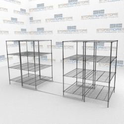 Rolling Wire Rack Storage and Restaurant Wire Shelving