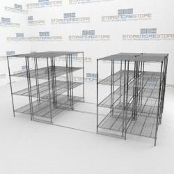 Mobile Wire Racks and Steel Wire Shelving