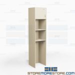Lockers that Mount on Walls - Double Wide Student Rack Price