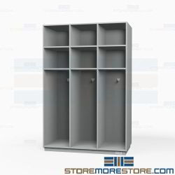 Two Shelf Locker | Mudroom Wood Coat Cubby Cabinets Best Price