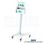 Mobile Hand Sanitizing Station Rolling Stand