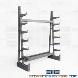 Tubing Storage Rack | Industrial Grade Cantilever Storage Shelving