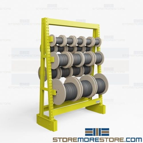 Wire Reel Storage Rack (3'W x 8D x 7'H), #SMS-62-880-7