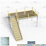 Structural Platform Mezzanines Warehouse Storage Second Deck Level Floorspace