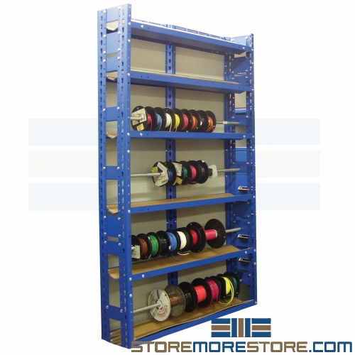 Equipto Wire Spool Rack Unit, 36X8X84, RD 880-7-RD