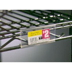 25" Clear Plastic Label Holders for Standard Shelving. Fits 30" Shelf Length, #SMS-69-A208750