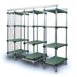 [Discontinued] 18" x 42" Mobile Unit Kit for Master Trak&reg; Overhead Track Lifestor&reg; Polymer Storage System, #SMS-69-LMUK1842-S