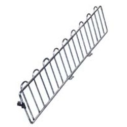 18" Black Shelf Divider, #SMS-69-M18BL