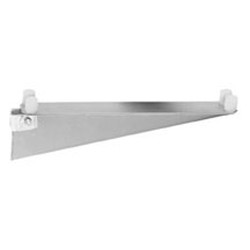 21" Nsf-Approved Stainless Steel Double Knob Bracket - for Cantilevered Shelving System, #SMS-69-MMNSDBSS-K-21