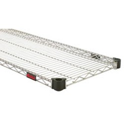 18" x 24" Stainless Steel, Quad-Adjust Reverse Mat Shelf, #SMS-69-QAR1824S