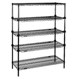 24" x 36" Chrome, Add-A-Shelf Starter Unit, #SMS-69-RS4-63-A2436C