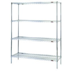 Industrial wire shelving for storage of Supplies, Boxes, Totes