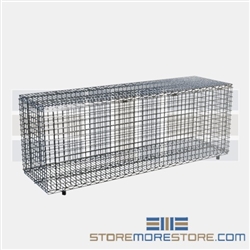 24" x 60" Stainless Steel Security Module with Flip-Up Door, #SMS-69-SECM2460FS