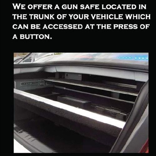 Charger Sedan Police Weapons Cabinet Shotgun M4 Gun Storage Drawer