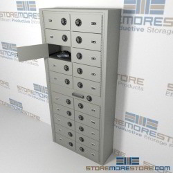Pistol Lockers with 20 Compartments (Combo Locks)
