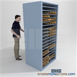 Steel Roller Cabinets for County Deed Books Clerk Courthouse Storage