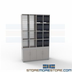 High Capacity Mail Sorter Cabinet Furniture Slots Cubby Casegoods Millwork