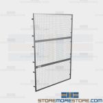 Wire Mesh Safety Panels for Racks Overhead Objects Employee Fall Protection