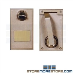 Thumb-Turn Latch Front with Lever Handle Back, #SMS-79-LK-08