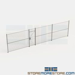 Wire Cage Partition with Door Security Inside Fencing Storage Rooms Lockers