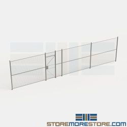 Wire Mesh Security Wall Wirecrafters Safety Panels Woven Wire Partitions 840