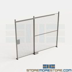 Security Barriers 11' Wide Machine Safety Partition Fence Guards 10' High