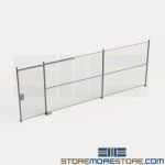 Interior Barriers 24' Wide Industrial Wire Partition Walls 8' High Wirecrafters