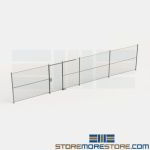MRO Wire Security Cages Toll Crib Enclosure Fencing Welded RapidWire 10' panels