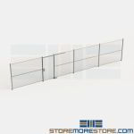 Interior Security Fence Wire Sliding Doors Warehouse Welded RapidWire Panels