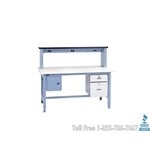 Technical Workbench, 72" x 30" with adjustable height 30"-36", #SMS-80-BIB13