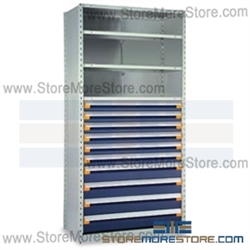 Industrial Modular Drawer Shelving R5SGE-8748052 | Industrial Shelves 42 x 24 x 87