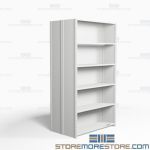 Closed Freestanding Industrial Storage Shelving, Starter Unit, 6 Shelves (36" Wide x 36" Deep x 75" High), #SMS-81-SHD2008B