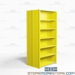 Closed Freestanding Industrial Storage Shelving, Starter Unit, 7 Shelves (36" Wide x 24" Deep x 75" High), #SMS-81-SHD2013B