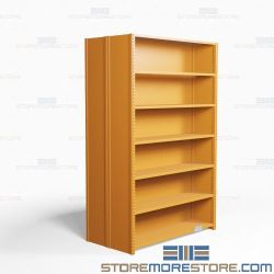 Closed Freestanding Industrial Storage Shelving, Starter Unit, 7 Shelves (36" Wide x 48" Deep x 75" High), #SMS-81-SHD2015B