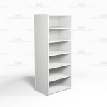 Closed Industrial Storage Shelving, Starter Unit, 7 Shelves (36" Wide x 24" Deep x 87" High), #SMS-81-SHD2018