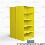 Closed Freestanding Industrial Storage Shelving, Starter Unit, 6 Shelves (48" Wide x 24" Deep x 75" High), #SMS-81-SHD2037B