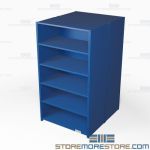 Closed Freestanding Industrial Storage Shelving, Starter Unit, 6 Shelves (48" Wide x 36" Deep x 75" High), #SMS-81-SHD2038B