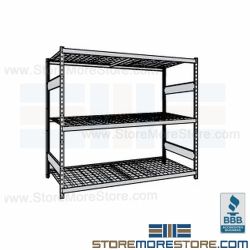 wide span steel storage shelving and heavy duty steel shelf are Rousseau SRD5052W