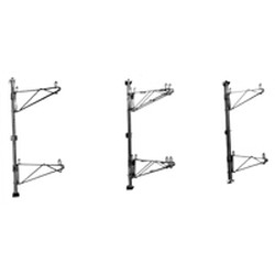 21" Valu-Gard&reg; Finish, Mid Bracket - Individual Components, Adjustable Post Wire Wall Mounts. Must Be Used with Posts To Mount To The Wall, #SMS-83-PDWB21VG