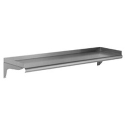 10" x 96", 14/304 Stainless Steel - Wall Shelf, #SMS-83-WS1096-14/3