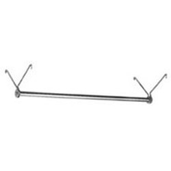 24" Chrome Finish, Replacement Garment Hanger Tube, #SMS-84-CH24