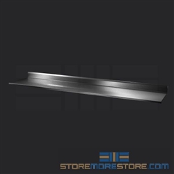 108" Stainless Steel Countertop with Stainless Steel Hat Channels - Square Edge, #SMS-84-CTC30108-SQ