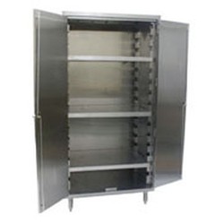 24" x 36" Flat Top, Vertical Storage Unit, with Three Shelves. 413 Lbs. Weight Capacity Per Shelf, #SMS-84-VSC2436-3