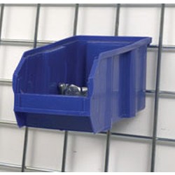 [Discontinued] 10-7/8" x 5-1/2" x 5" Small Plastic Bin. Requires One Pbh (Plastic Bin Holder), #SMS-86-A203877