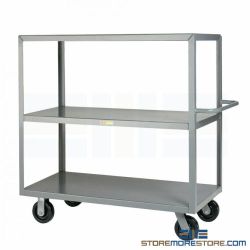 Storage Shelving on Wheels Welded Steel Industrial Parts Picking Dolly