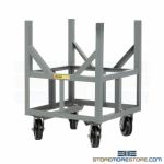 Pipe Cradle Dolly Moving Lumber Conduit Bar Stock Ergonomic Wheeled Trolley