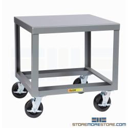 Heavy-Duty Welded Stand 30x22 Industrial Table Workbench Worktable Little Giant