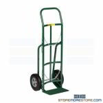 Gas Cylinder Hand Trucks 2-Wheel Dolly Chain Tank Two-Handle Rubber Tires
