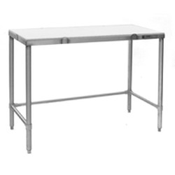 [Discontinued] 24" x 108" Cutting Table with Flat Top, #SMS-88-CT24108S
