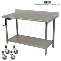 Ergonomic Portable Workbench | Stainless Steel Work Table